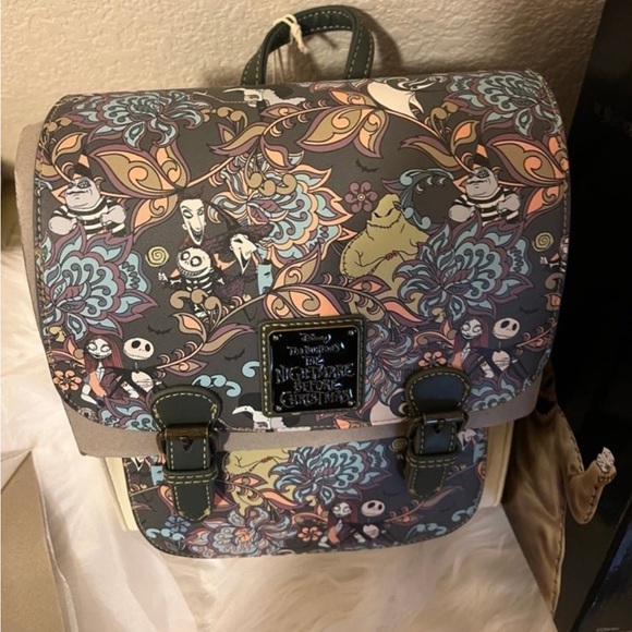 Loungefly Disney The Nightmare Before Christmas Floral Character Mini Backpack - Picture 2 of 5